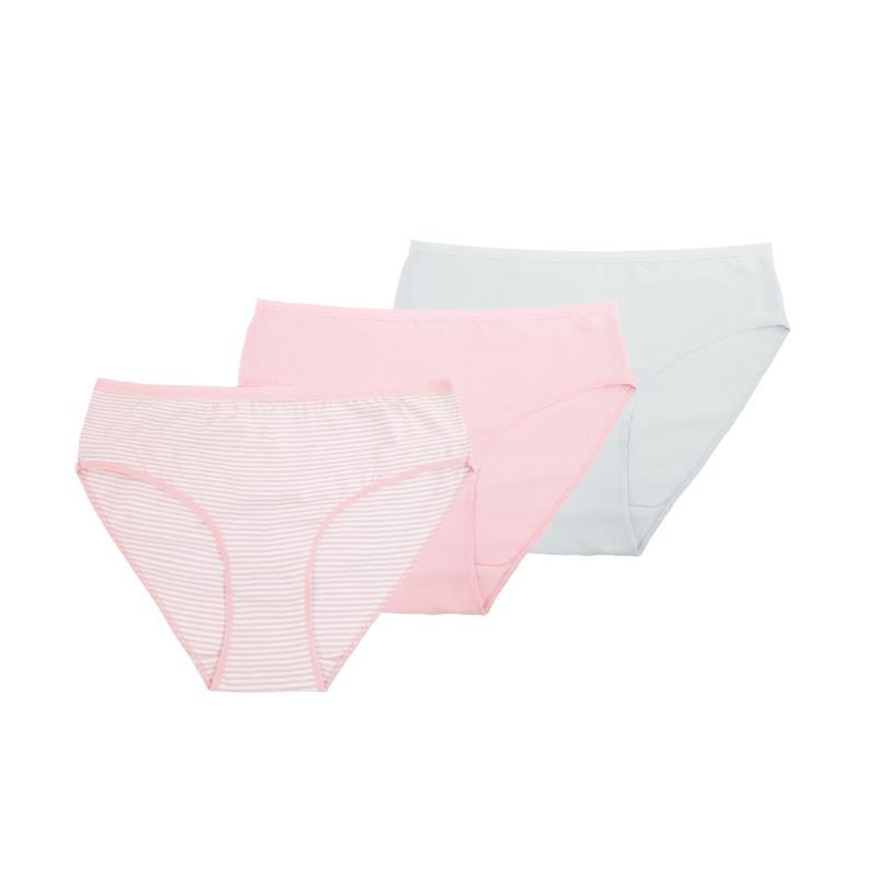 Damen Bikinislip 19115, gestreift, Pack 1,Gr.44/46, 3er-Pack