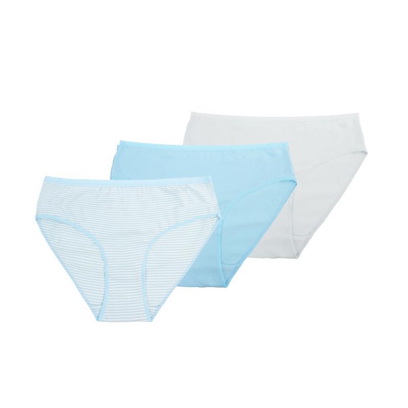 Damen Bikinislip 19115, gestreift, Pack 1,Gr.44/46, 3er-Pack