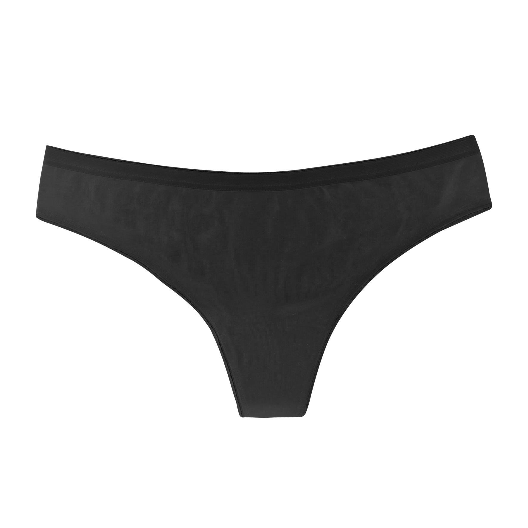 Damen Tanga 10112, Schwarz, 3er Pack, Gr.40/42