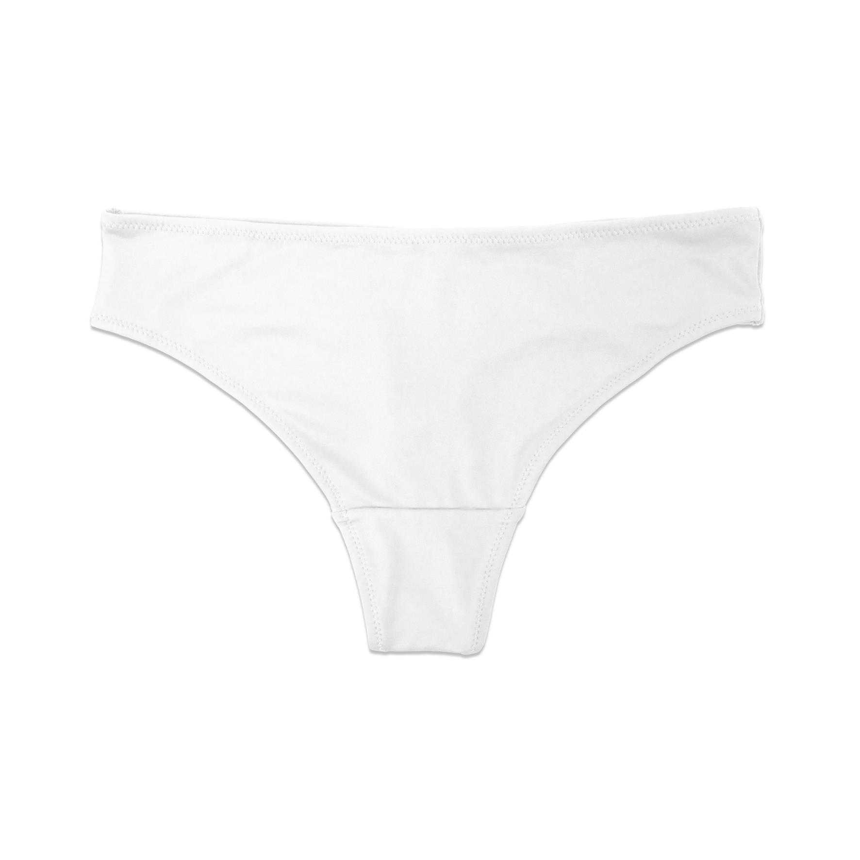Damen String Tanga weiß  4er Größe 44/46